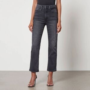 Good American Women's Straight Leg Jeans - Dark Gray